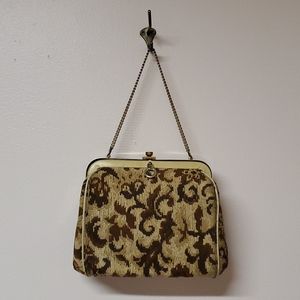 Vintage 1950s Carpet Bag Purse